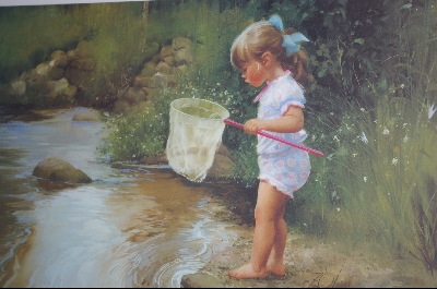 +MBA #8-153  "Rare 1990 "Crystal' Creek"  Signed & Numbered Limited Edition Lithograph By Artist Donald Zolan & Custom Framed