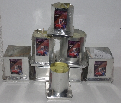 +MBA #3434-380   "Set Of 8 Yaley Metal Candle Crafting Molds"