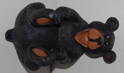+MBA #3434-336   "2007 Wimsical Black Bear Wine Bottle Holder"