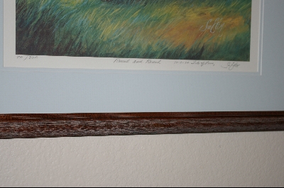 +MBA #8-2440  "Rare 10-02-82 "Round & Round" Limited Edition Signed & Numbered Lithograph By Artist Sue Etem & Custom Framed