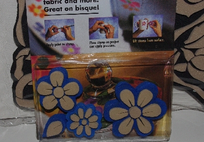 +MBA #3434-283   "Set Of 4 Floral/Roses Rubber Stamp Sets"