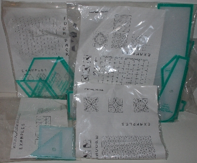+MBA #3434-293   "Set Of 6  Sew/Fit Company Quitling Templet Sets"