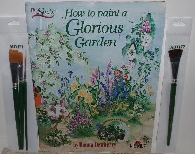 +MBA #3434-0191    "1999 Donna Dewberry How To Paint Glorious Garden Set"