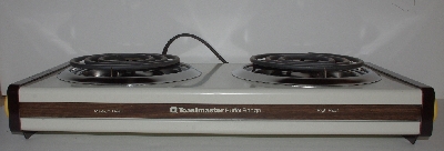 +MBA #3434-586   "Toastmaster Double Burner Buffet Range Model #6407"