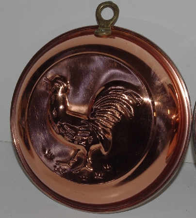 +MBA #3434-641   " 1980's Set Of 3 Copper Molds"