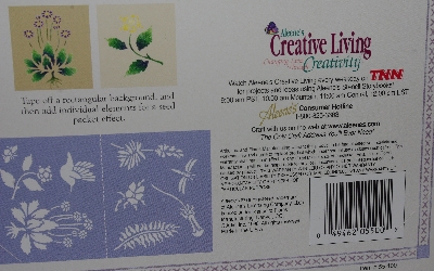 +MBA #3434-657   " 1998 Set Of 3 Aleene's Stencil Story Books & Brush Set"