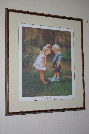 +MBA #8-227  "1992 "NEW SHOES" Limited Edition Signed & Numbered Lithograph By Artist Donals Zolan & Comes Custom Framed