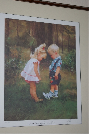 +MBA #8-227  "1992 "NEW SHOES" Limited Edition Signed & Numbered Lithograph By Artist Donals Zolan & Comes Custom Framed