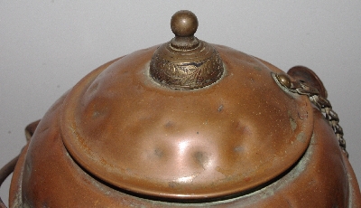 +MBA #3434-0001    "Large Vintage Copper Kettle"