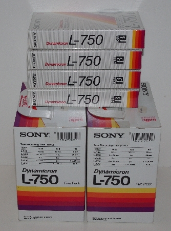 MBA #3535-1039  "Set Of 14 Sony Dynamicron L-750 Beta Tapes"