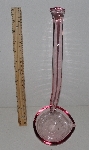 +MBA #3535-1101   "Large Vintage Pink Glass Ladle"