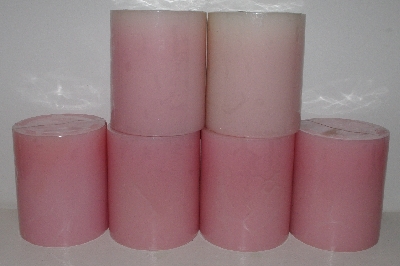 +MBA #3535-1004   "Candle Impressions Set Of 6 Pink Flameless Candles"