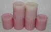 +MBA #3535-1004   "Candle Impressions Set Of 6 Pink Flameless Candles"