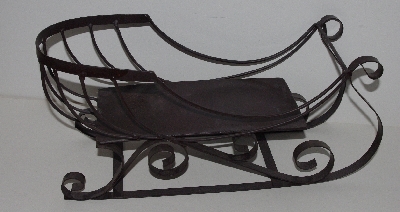 MBA #3535-959    "Large Table Top Metal Sleigh"