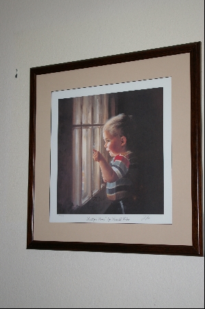 +MBA #8-280  "Rare "DADDY'S HOME"  Limited Edition Hand Signed & Numbered Lithograph By Artist Donald Zolan & Comes Custom Framed