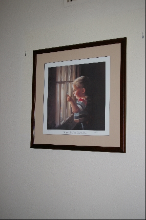 +MBA #8-280  "Rare "DADDY'S HOME"  Limited Edition Hand Signed & Numbered Lithograph By Artist Donald Zolan & Comes Custom Framed