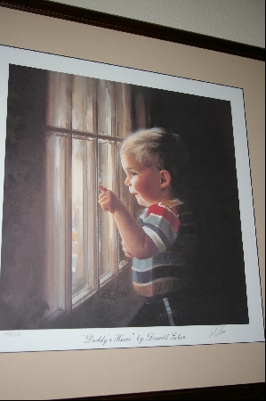 +MBA #8-280  "Rare "DADDY'S HOME"  Limited Edition Hand Signed & Numbered Lithograph By Artist Donald Zolan & Comes Custom Framed