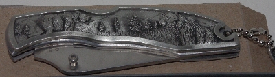 +MBA #3535-401   "Collectible Alaska Brown Bear Folding Knife With Case"
