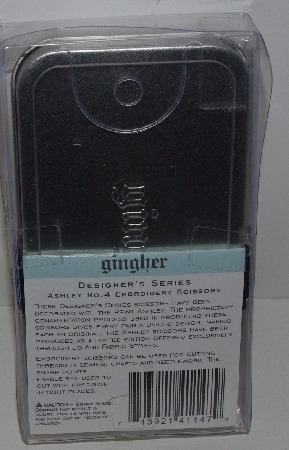 +MBA #3535-394   "2007 Gingher Ashley 4" Designer Series Embroidery Scissors"