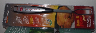 +MBA #3535-483  "Maverick Stainless Steel Grill Light & BBQ Fork Thermometer Set"