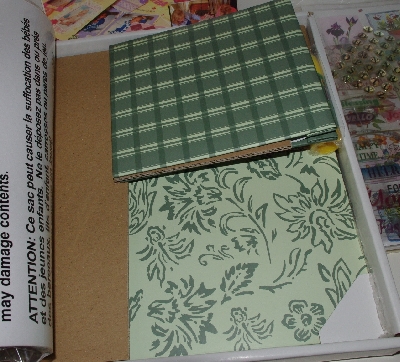 +MBA #3535-488   2004 Memories Direct 7000 Piece Scrapbooking Set "Green"