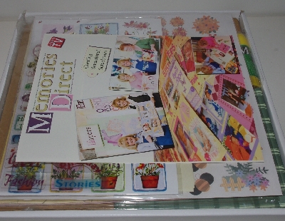 +MBA #3535-488   2004 Memories Direct 7000 Piece Scrapbooking Set "Green"