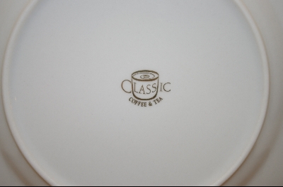 +MBA #4-113  Set Of 4 Yellow Rose Desert Plates
