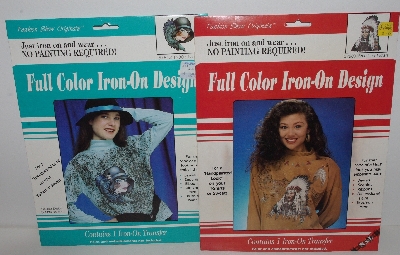 +MBA #3535-0049   "1990 & 1992 Set Of 5 Iron On Transfer Packs"