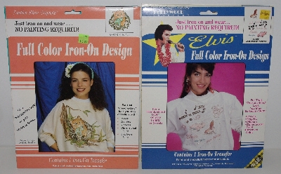 +MBA #3535-0051   "1990 & 1991 Set Of 5 Packs Fashion Show Originals Full Color Iron On Transfers"
