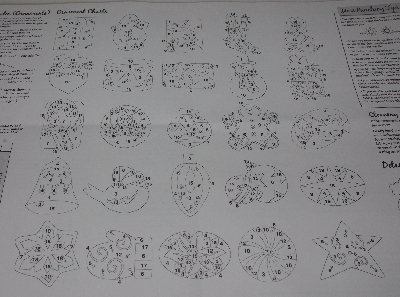 +MBA #3636-476   "2007 Dimensions Marie Osmond Hoilday Mini Ornament Punch Needle Kit"