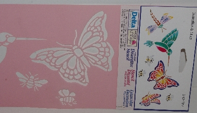+MBA #3636-204   "1999 Delta Butterflies & More Stencil #95-627-0012"