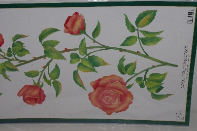 +MBA #3636-348   "1998 American Traditional 3 Part Overlay Arbor Rose Stencil #CDS-23"