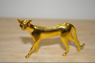 +MBA #4-065  "1986 Art Deco  Franklin Mint Collectible Cat