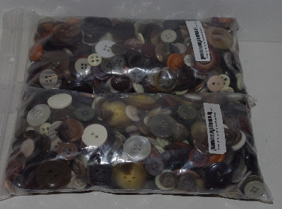+MBA #3636-411   "1990's Set Of 2 Bags Of Dress It Up Buttons"