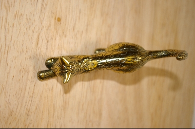 +MBA #4-083  "1986 Brass  Asian Franklin Mint Collectors Cat