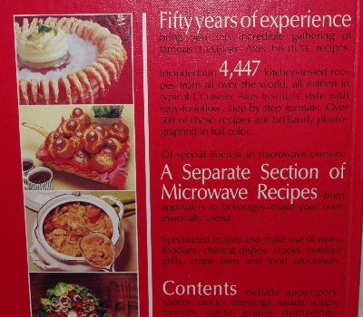 +MBA #3636-113   "1985 Culinary Arts Institute Hard Cover Cook Book"