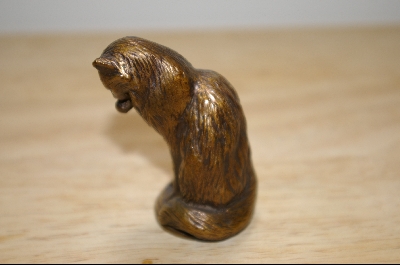 +MBA #4-094  "1986  Bronze Animalier  Franklin Mint Cat