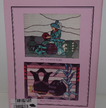 +MBA #3636-141   "1990 Southwest Expressions Stained Glass Pattern Book By Gloria Fohr"