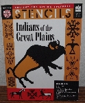 +MBA #3838-0015   "1994 Ancient & Living Cultures "Indians Of The Great Plains" Stencil Book"