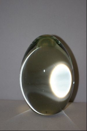+MBA #9-096  Very Large Clear Rock Crystal Egg