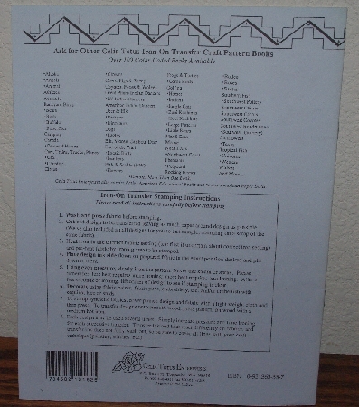 +MBA #3939-0114   "1992 Feathers 2 Iron On Transfers By Celia Totus Enterprises"