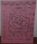 +MBA #3939-108   "1984 Roses Iron On Transfers By Celia Totus Enterprises"