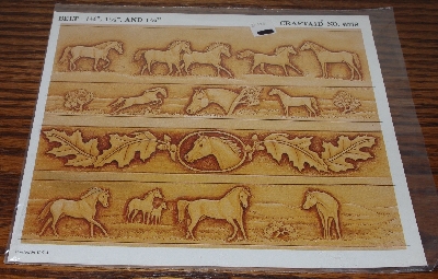 +MBA #3939-0096   "1980 Craftaid Belt 1-1/4, 1-1/2 & 1-3/4 Horses Template #6578"