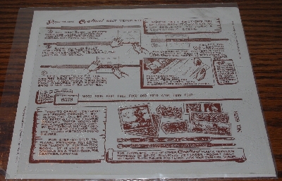 +MBA #3939-0096   "1980 Craftaid Belt 1-1/4, 1-1/2 & 1-3/4 Horses Template #6578"