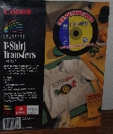 +MBA #3939-396   "1996 Cannon T-Shirts Transfers TR-101 With Software"