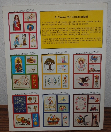 +MBA #4040-128    "1982 The Complete Celebration Series Iron On Transfers Book"