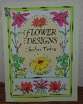 +MBA #4040-208  "1994 Flower Designs By Charlene Tarbox" Paper Back