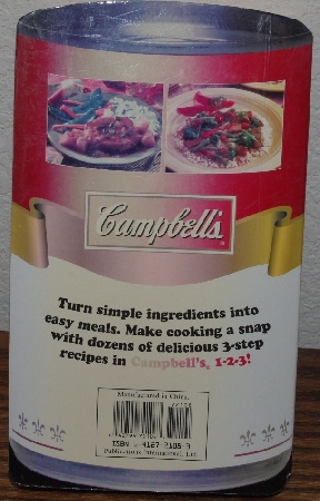 +MBA #4040-245  "2004 Campbell's 1-2-3 Dinner Board Book Cook Book"