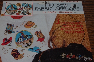 +MBA #4040-264  " (3) 1993 Daisy Kingdom "Cowboy Dan #6280" No Sew Fabric Applique
