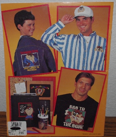 +MBA #4040-287  "1995 Taz In Cross Stitch Leaflet #2785" Paper Back